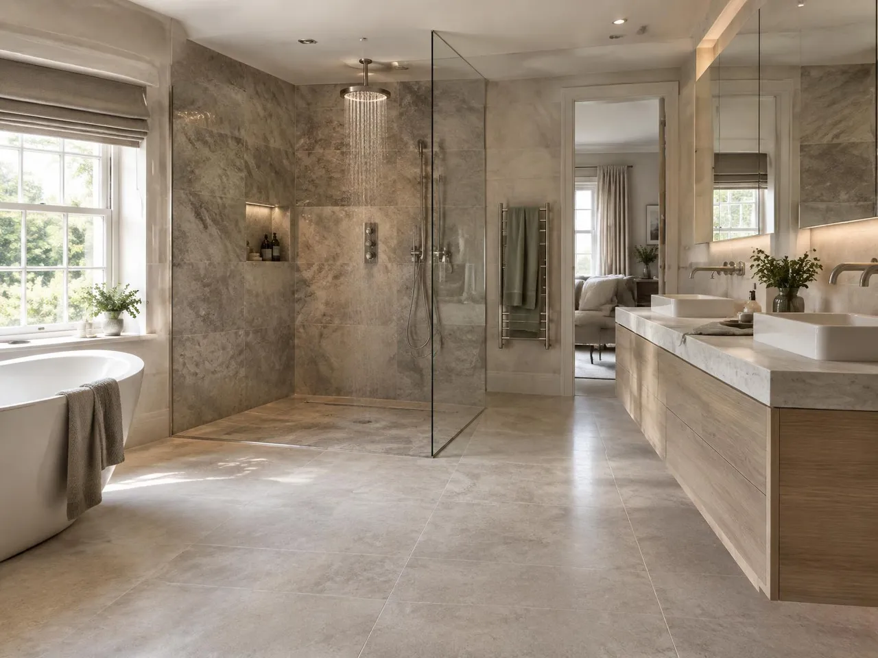 Representative bathrooms, showers & ensuites in a customer's home