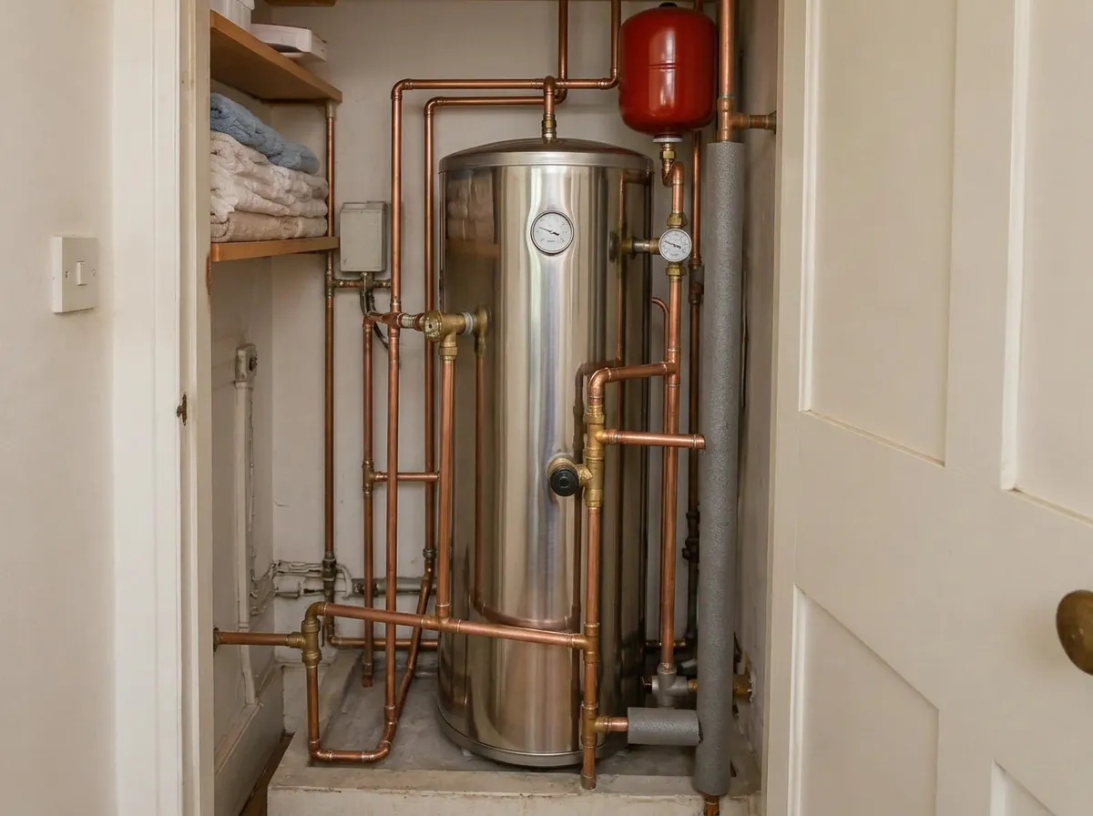 Unvented Cylinders after example